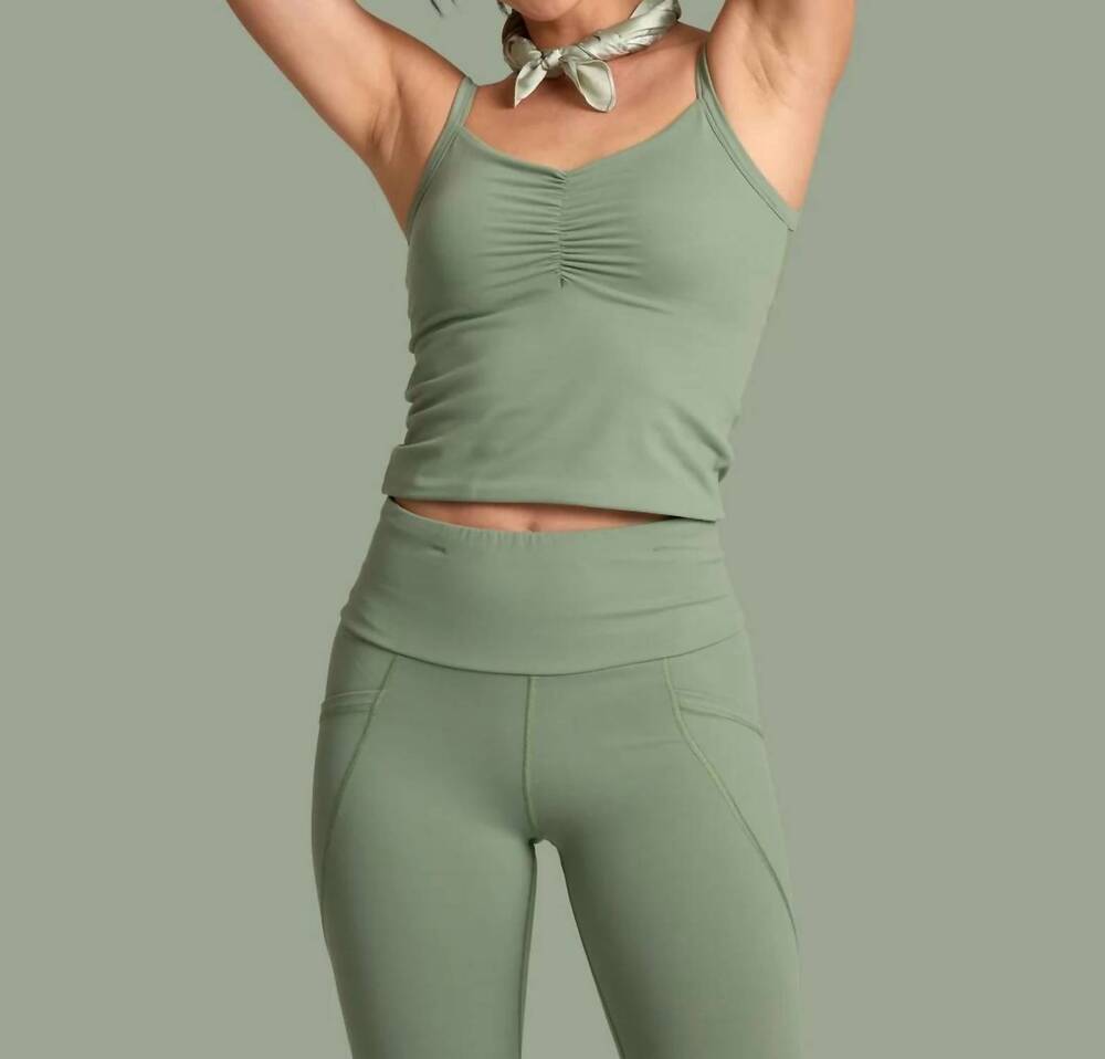 NEW KUHL kush bra tank in slate green